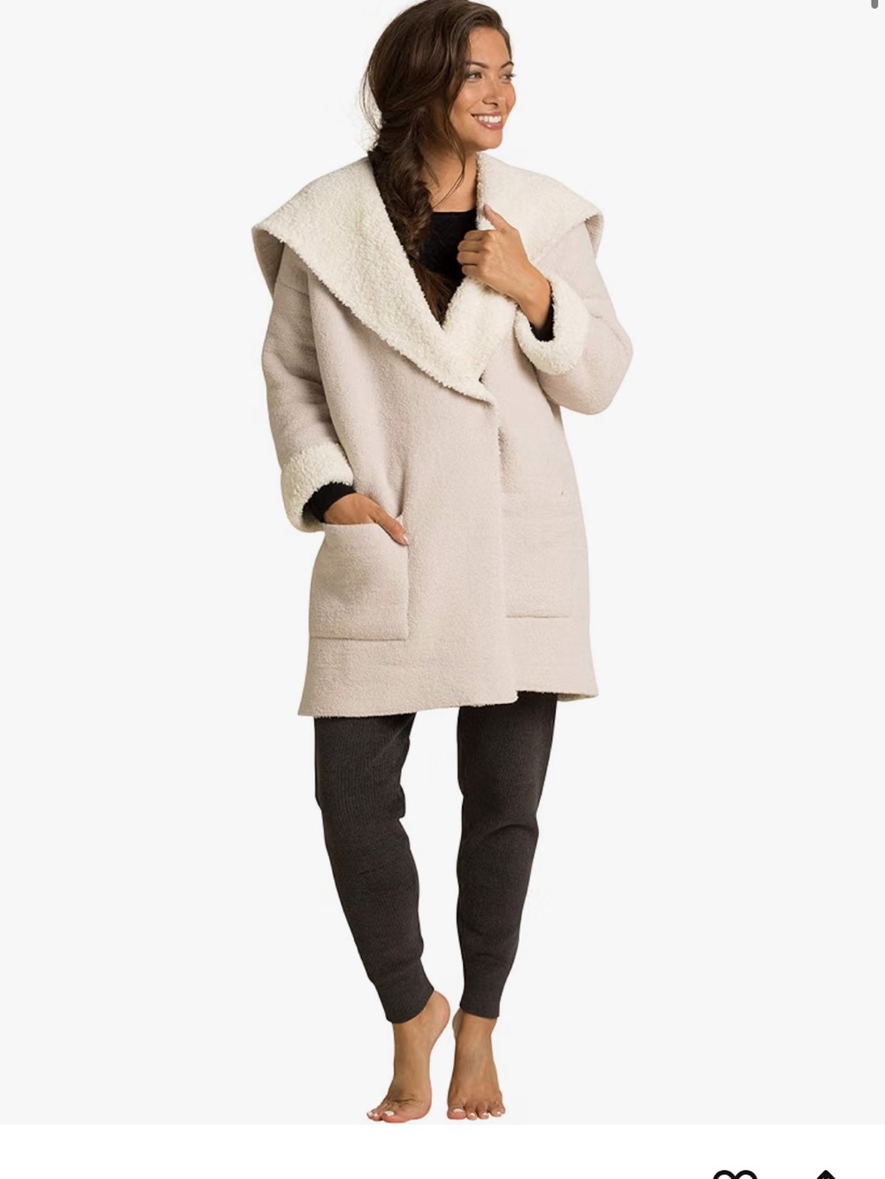 Barefoot Dreams Car Coat in Taupe